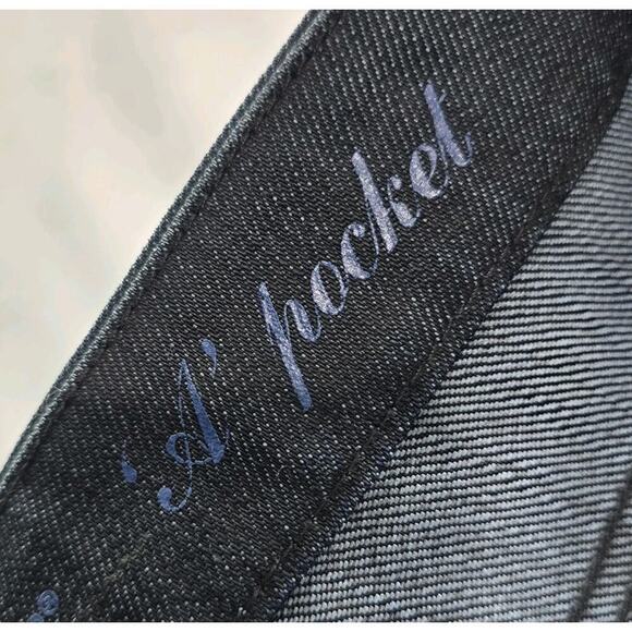 7 For All Mankind Jeans Womens 29 X 30 Y2K Dark Mid Rise A Pocket Denim Bootcut - Picture 9 of 12